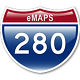 eMaps for Mac 3.4.3 - Tương tác với Google Maps trên Mac