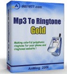 MP3 To Ringtone Gold 7.27 - phần mềm chuyển đổi nhạc chuông